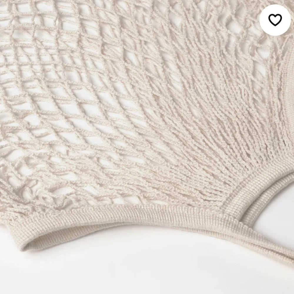 IKEA KUNGSFORS set of natural mesh reusable sustainable bags